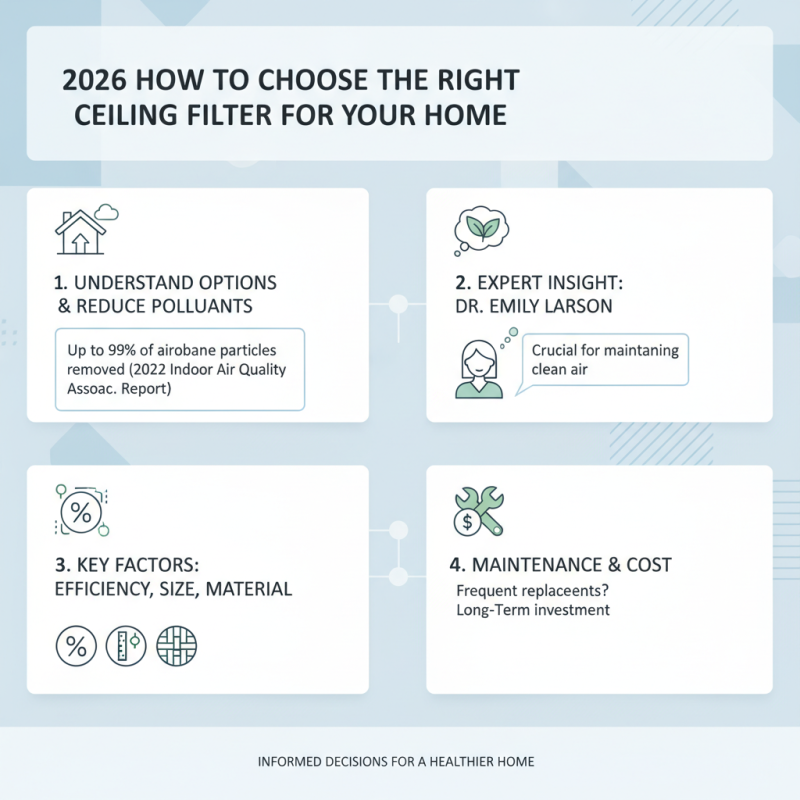 2026 How to Choose the Right Ceiling Filter for Your Home