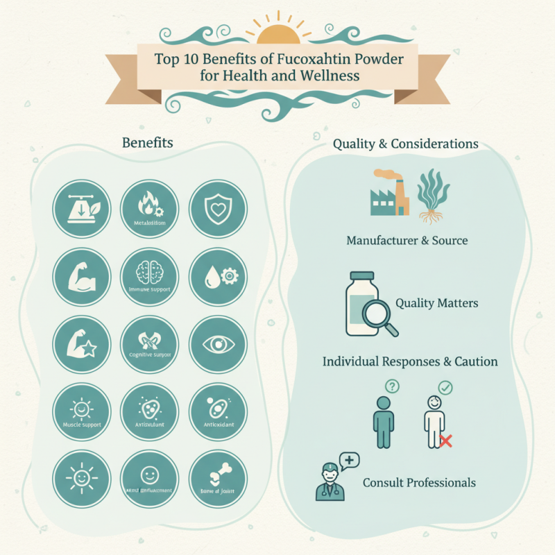 Top 10 Benefits of Fucoxanthin Powder for Health and Wellness?
