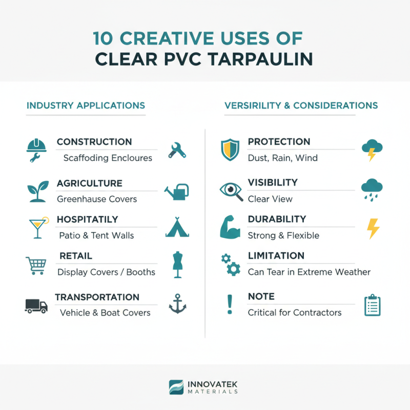 10 Best Clear PVC Tarpaulin Uses and Benefits for Your Projects?