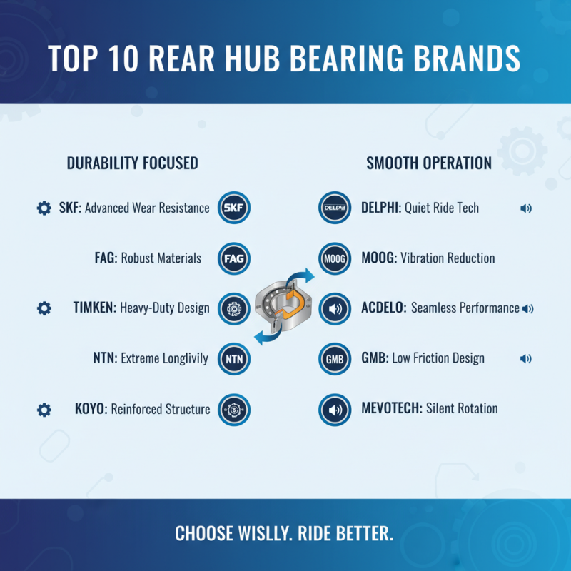 Top 10 Rear Hub Bearing Types for Your Vehicle Needs?