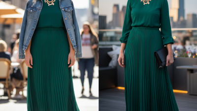How to Style a Green Pleated Dress for Any Occasion?