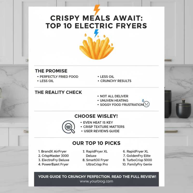 Top 10 Electric Fryers for Perfectly Crispy Meals Every Time?