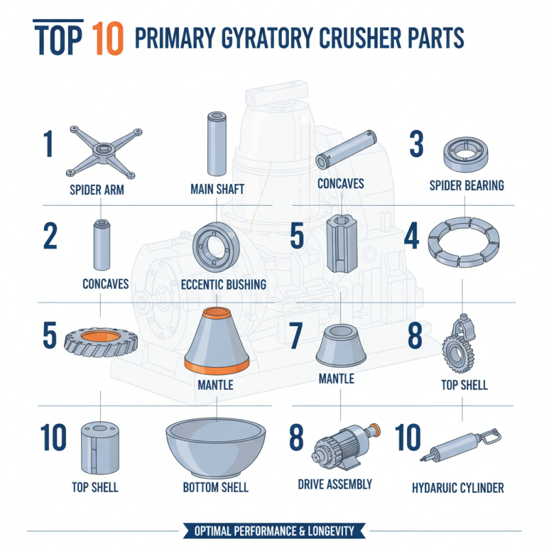 Top 10 Primary Gyratory Crusher Parts You Must Know?