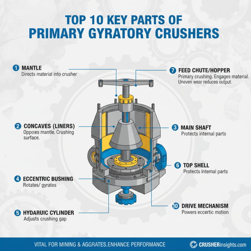 Top 10 Primary Gyratory Crusher Parts You Must Know?