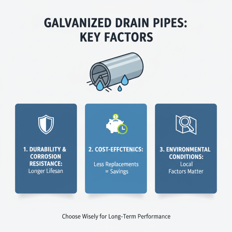 Why Choose Galvanized Drain Pipe for Your Plumbing Needs?