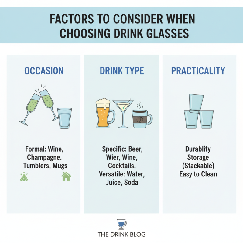 How to Choose the Right Drink Glasses for Every Occasion?