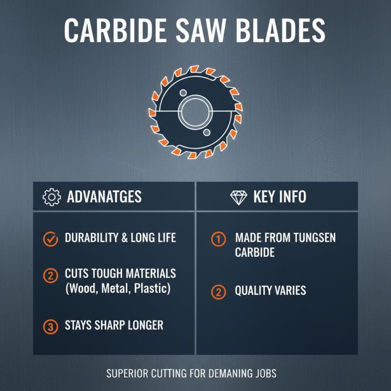 Top 5 Best Carbide Saw Blades for Your Cutting Needs?
