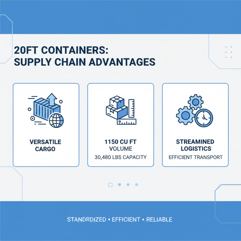 What is a 20ft container and how is it used?