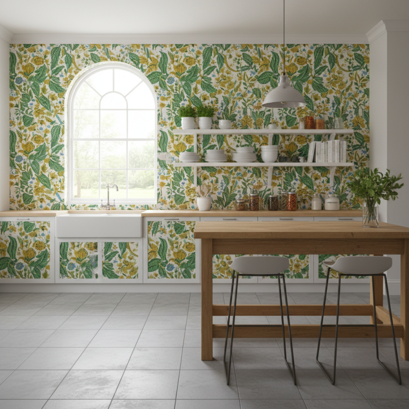Why Kitchen Wallpaper is the Perfect Choice for Your Home Decor?