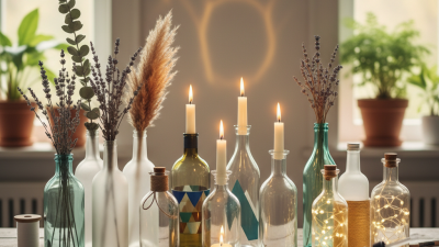 How to Reuse Empty Glass Bottles for Creative Projects and Home Decor?