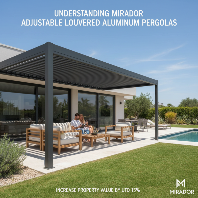 10 Essential Tips for Choosing a Mirador Adjustable Louvered Aluminum Pergola?