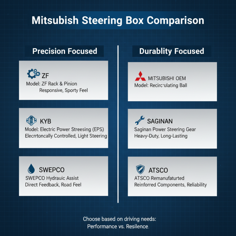 2026 Best Mitsubishi Steering Boxes for Optimal Performance?