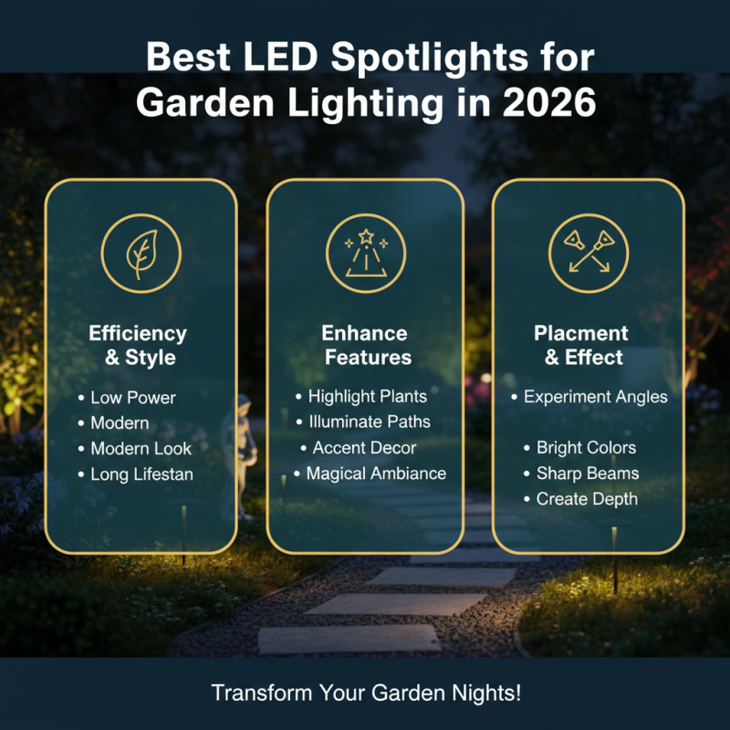 2026 Best LED Spotlights for Your Home and Garden Use?