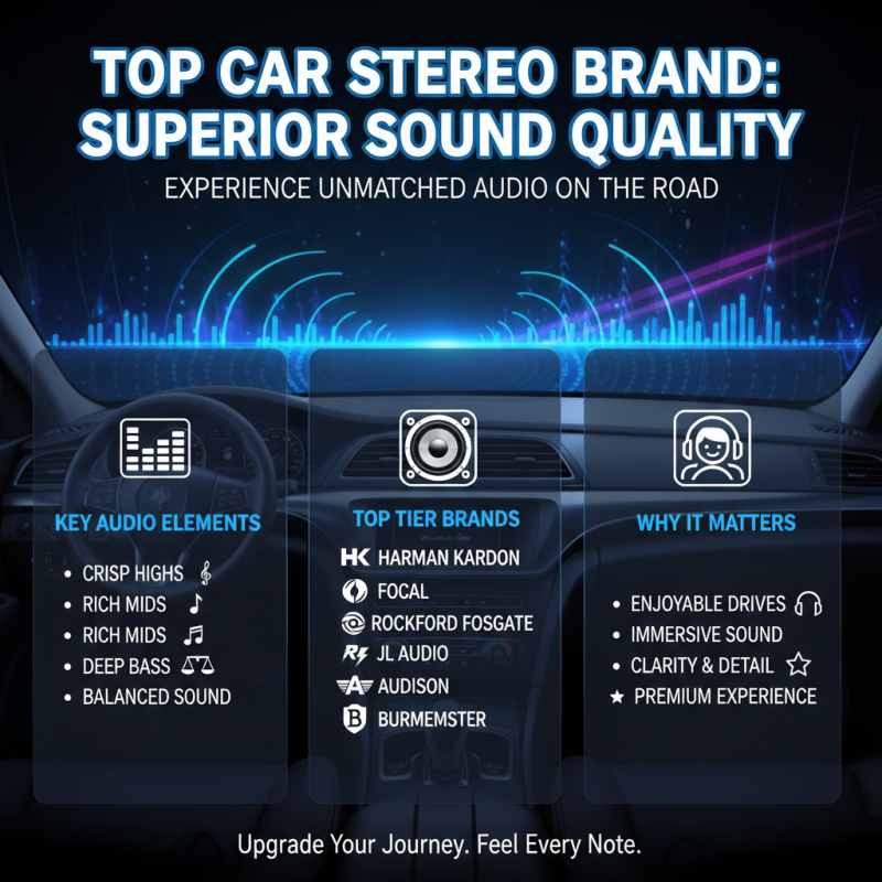 Best Car Stereo Systems for Sound Quality and Features?