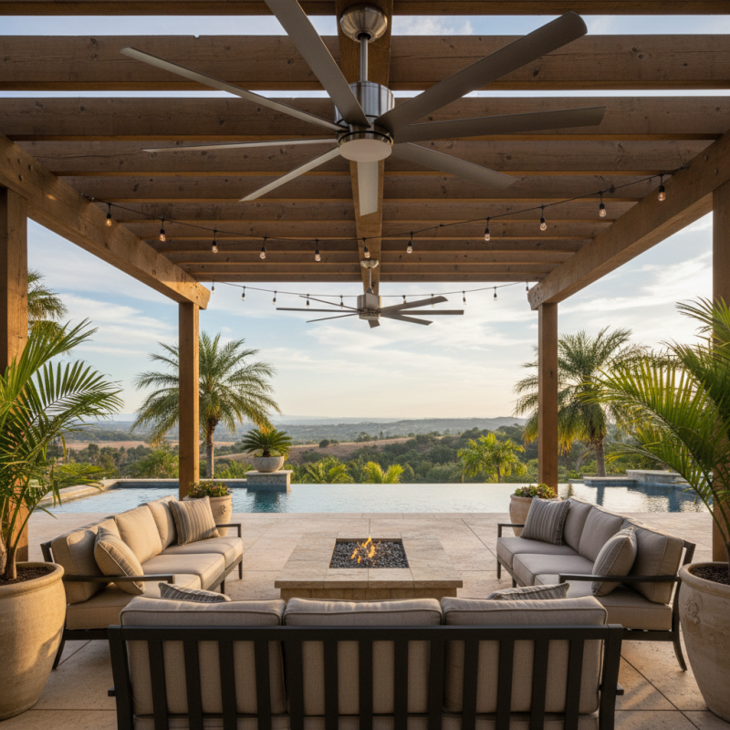 How to Choose the Best Big Outdoor Ceiling Fans for Your Space?