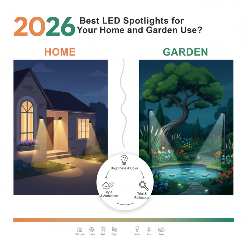 2026 Best LED Spotlights for Your Home and Garden Use?