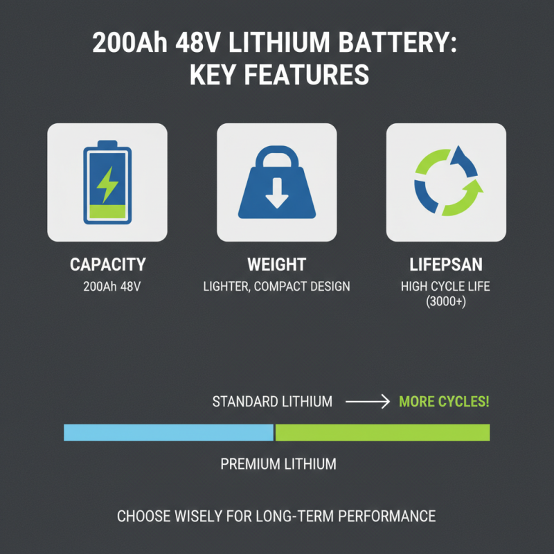 How to Choose the Right 200ah 48v Lithium Battery for Your Needs?