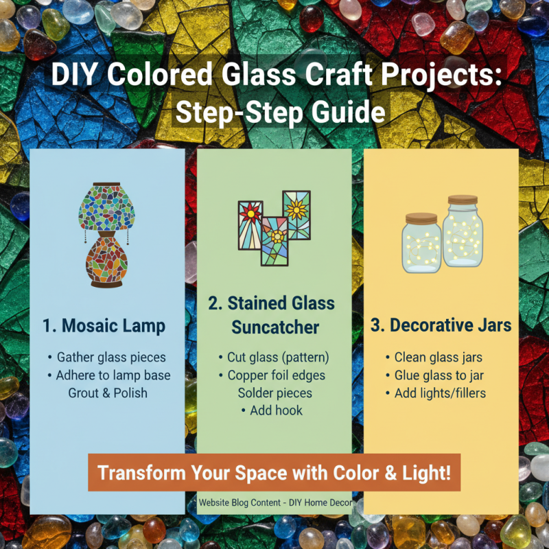 How to Use Colored Glass in Home Decor and Craft Projects?