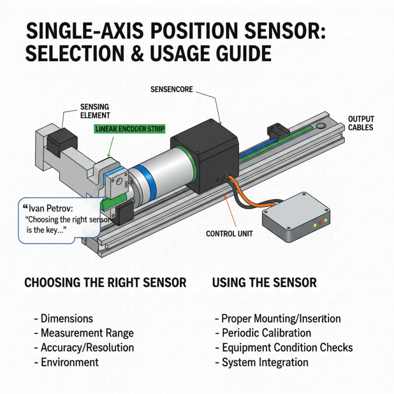 Одноосевой датчик Положения как выбрать и использовать?