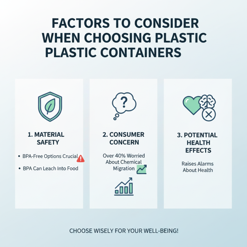 Best Plastic Container Options for Storing Food Safely?