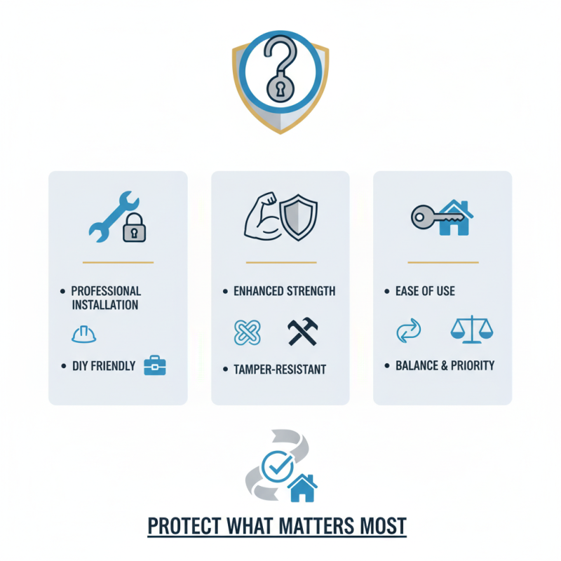 Essential Tips for Choosing the Right Hook Deadbolts?