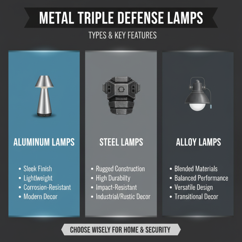 How to Choose the Right Metal Triple Defense Lamp for Your Home?