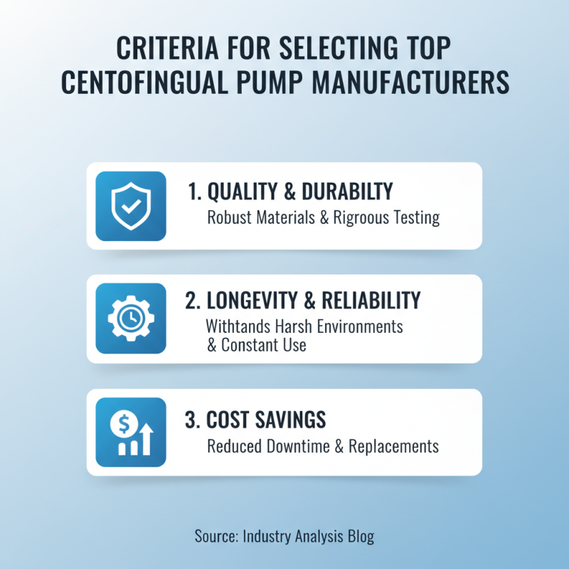 Top Centrifugal Pump Manufacturers to Consider in 2026?