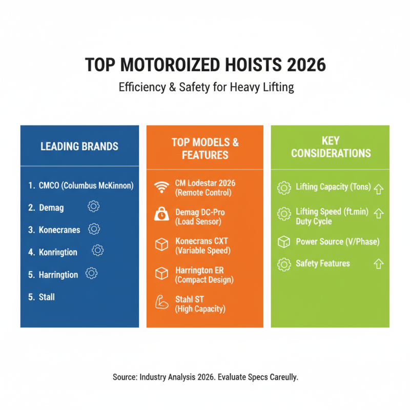 2026 Best Motorized Hoists for Your Lifting Needs?
