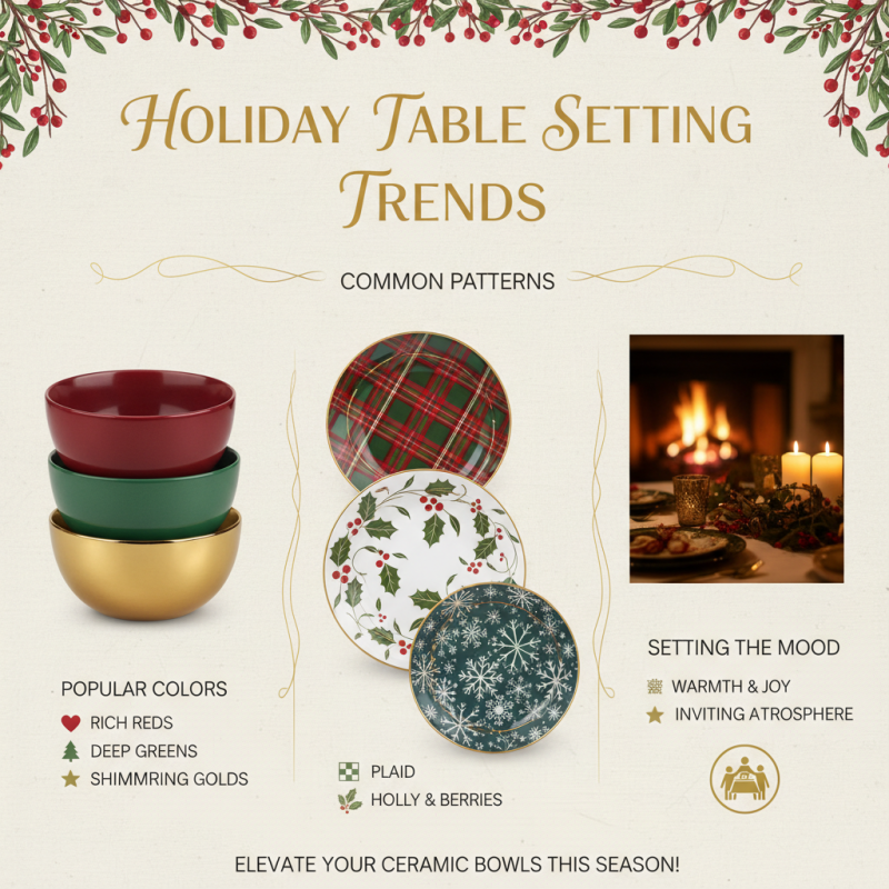 2026 Best Holiday Ceramic Bowls for Festive Celebrations?