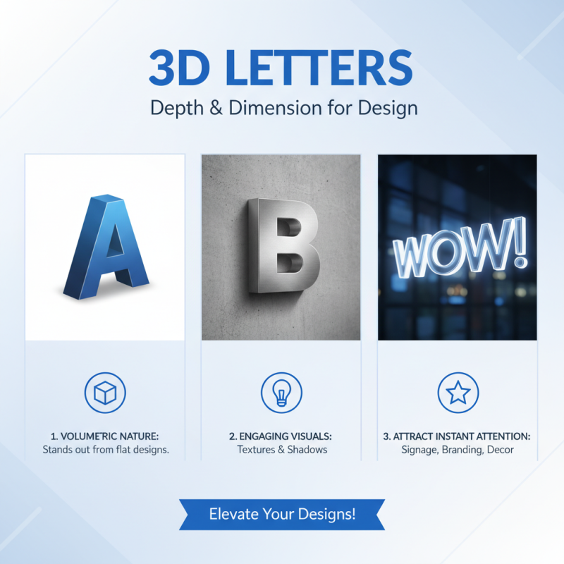 What are 3D Letters and How to Use Them Effectively?