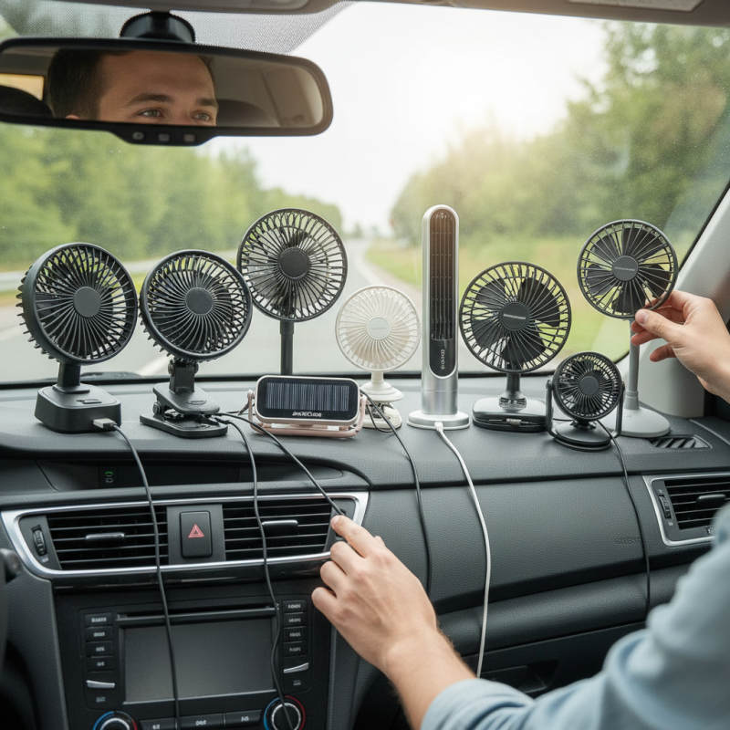 Top 10 Usb Car Fan Options for Your Vehicle Comfort?