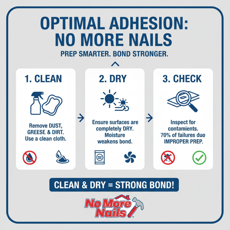 2026 How to Use No More Nails Adhesive Effectively?