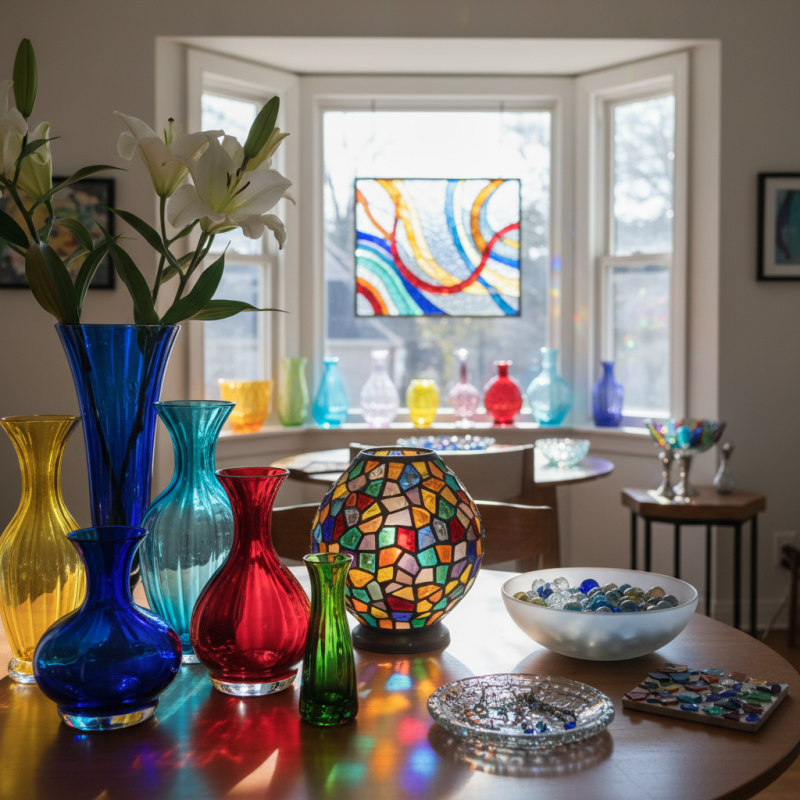 How to Use Colored Glass in Home Decor and Craft Projects?