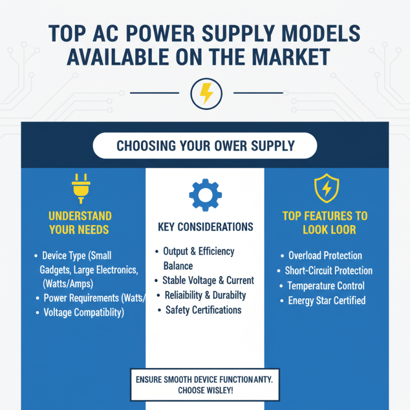 Top AC DC Power Supply Options for Your Electronics Needs?