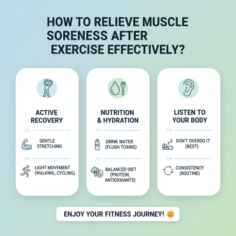 How to Relieve Muscle Soreness After Exercise Effectively?