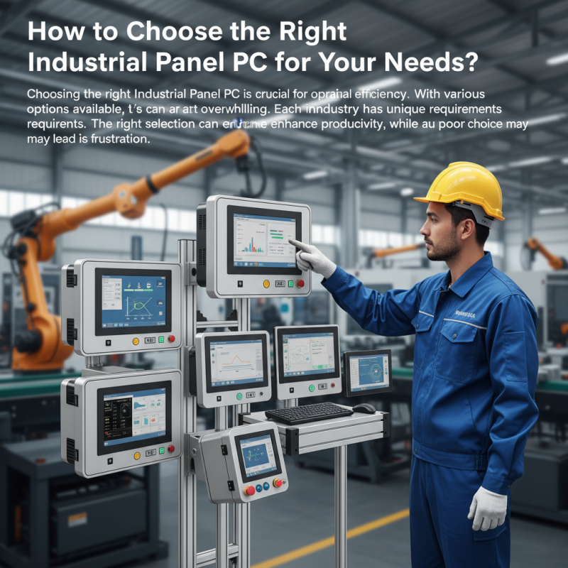 How to Choose the Right Industrial Panel PC for Your Needs?