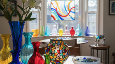How to Use Colored Glass in Home Decor and Craft Projects?