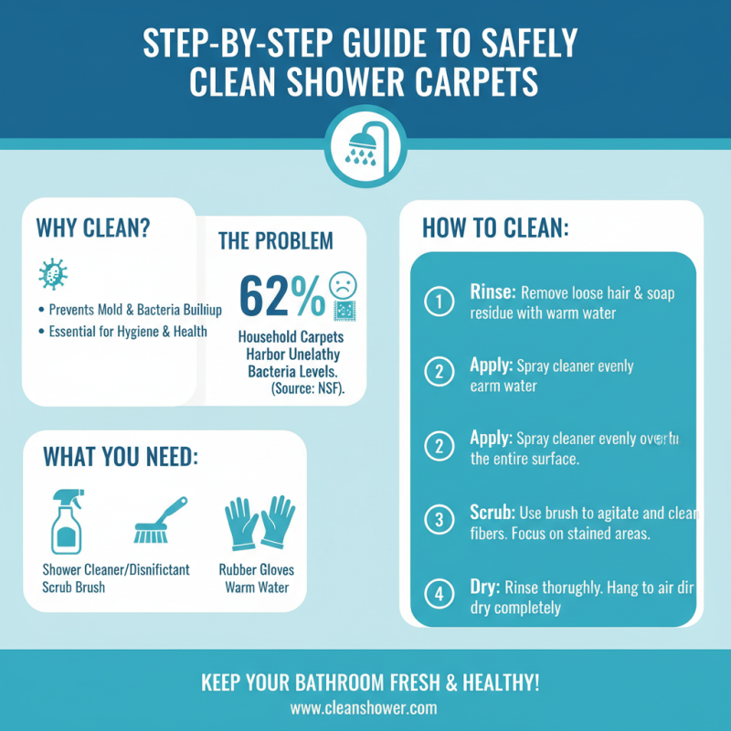 How to Clean Showers Carpet Effectively and Safely?