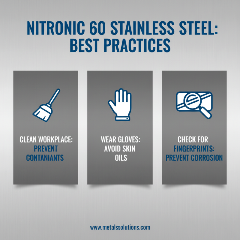 Nitronic 60 Stainless Steel Tips for Superior Corrosion Resistance?