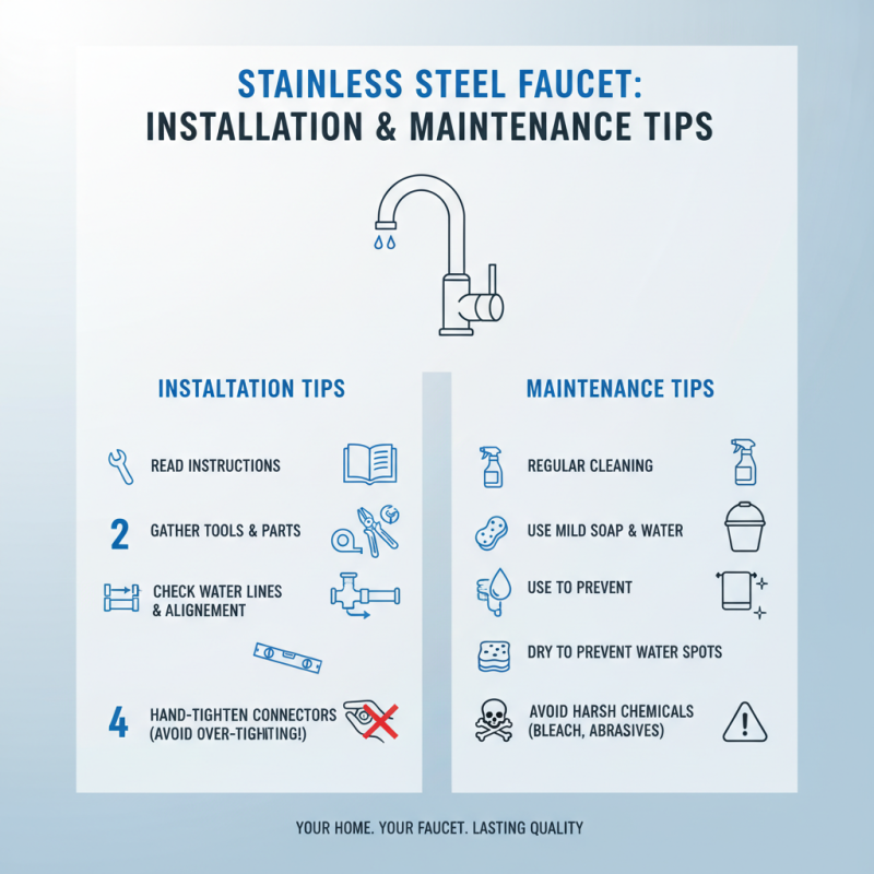 How to Choose the Best Sus304 Stainless Steel Straight Drink Faucet?