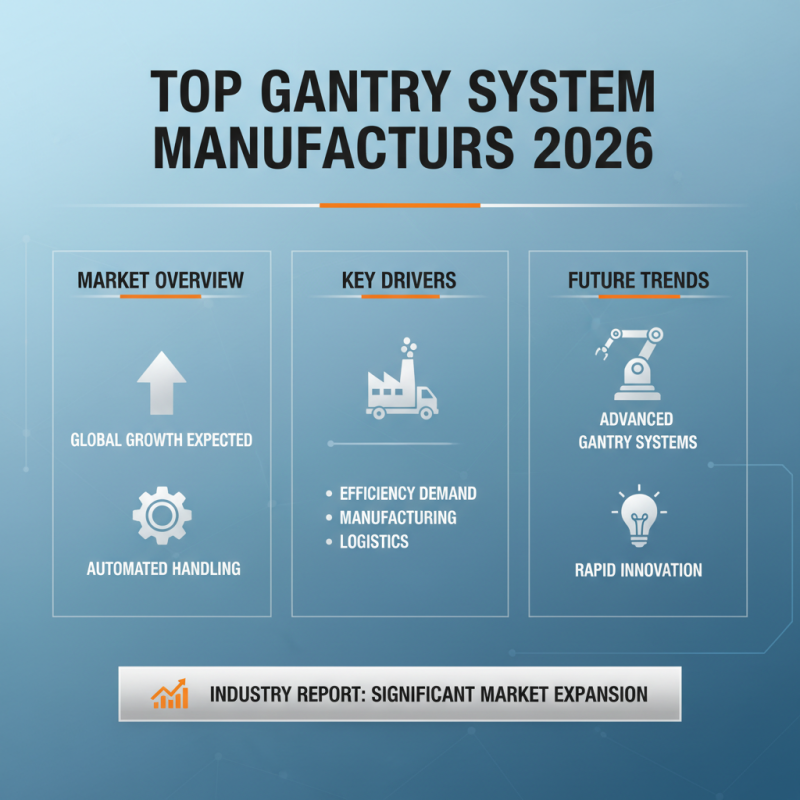 2026 Best Gantry System for Efficient Material Handling?