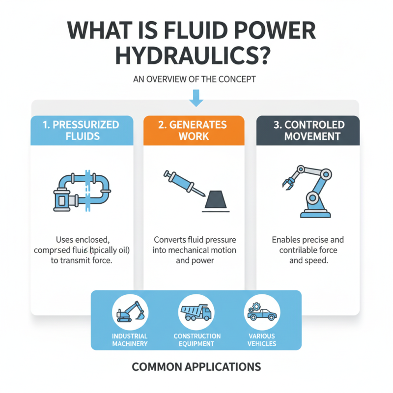 What is Fluid Power Hydraulics and How Does it Work?