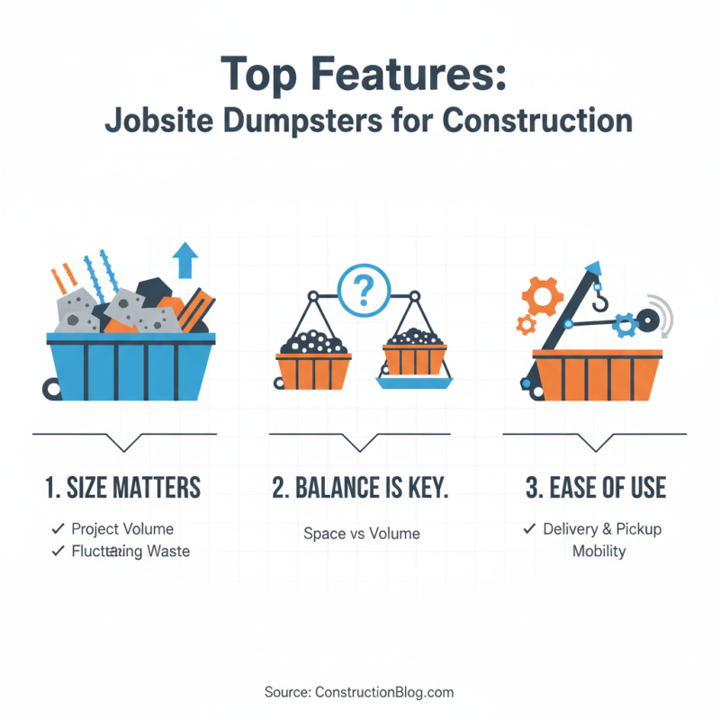 2026 Top Jobsite Dumpsters for Construction Waste Disposal?