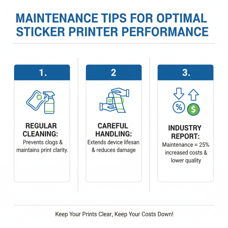 What is a sticker printer and how does it work?