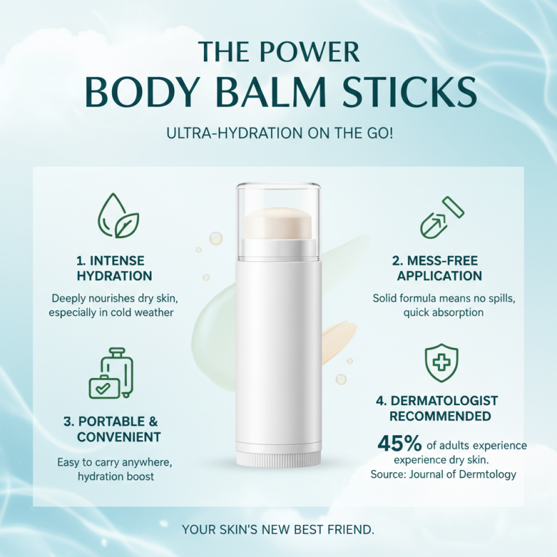 How to Use Body Balm Stick for Dry Skin Relief?