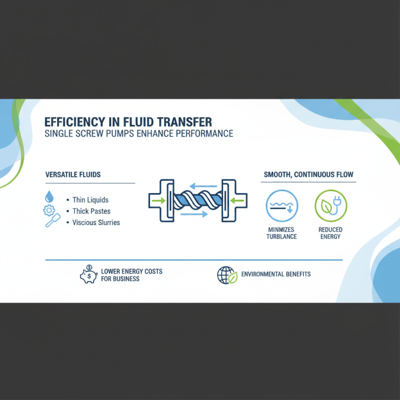 Top 10 Benefits of Using a Single Screw Pump?