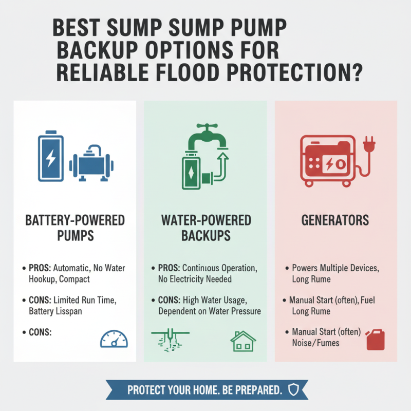 Best Sump Pump Backup Options for Reliable Flood Protection?