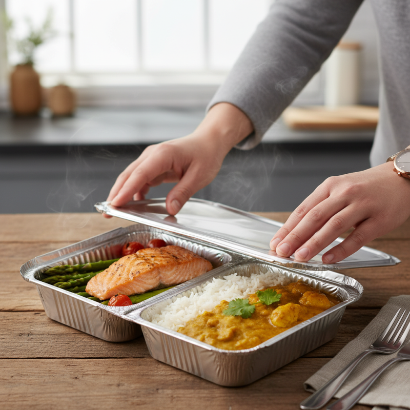 2 Compartment Aluminium Foil Container Benefits and Tips for Use