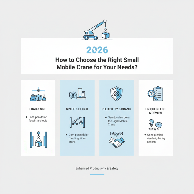 2026 How to Choose the Right Small Mobile Crane for Your Needs?