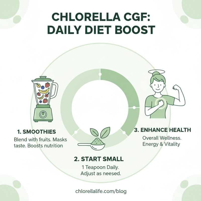 How to Use Chlorella CGF for Health Benefits?